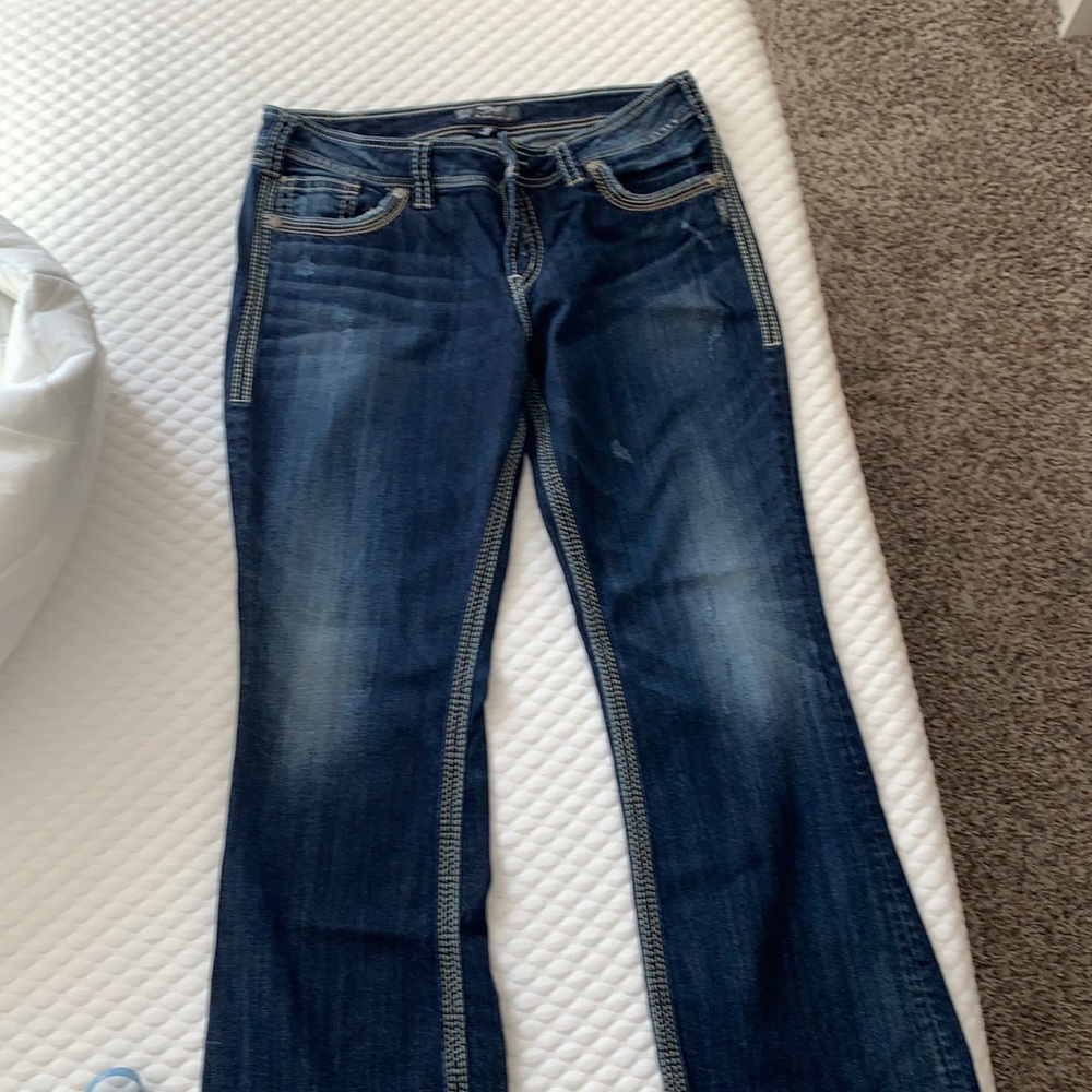 Silver Jeans plus suki surplus  boot cut size 14/30